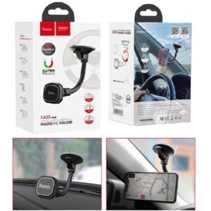 Hoco CA55 Astute Series Extended Windshield Dash Car Holder (Black)