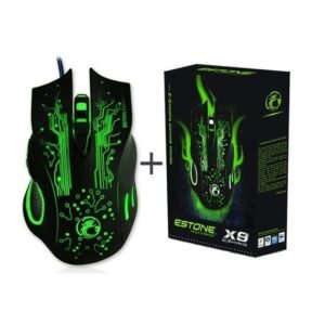 iMICE X9 3200DPI 6 Buttons LED Optical USB Wired Gaming Mouse (Black)