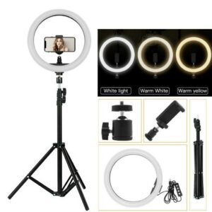 Professional HQ-14N (LS360) LED Ring Light With Tripod & Remote Control (2.1 M)